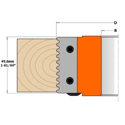 FINGER JOINT HEAD D-105X49,6X30