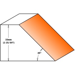 CHAMFER HEAD 45 D-150X50X31,75