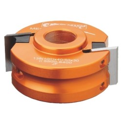 CUTTER HEAD W-OUT LIMITORS D-100X40X35 STE