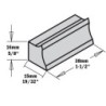 Ножевой узел без ограничителей D-120X40X50 STE