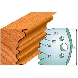 PAIR KNIVES HL 50x4mm