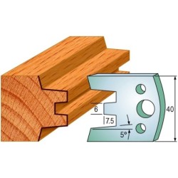 PAIR KNIVES HL 40x4mm