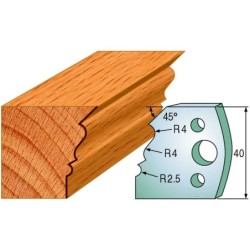 PAIR KNIVES HL 40x4mm