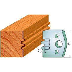 PAIR KNIVES HL 40x4mm