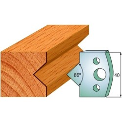 PAIR KNIVES HL 40x4mm