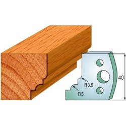 PAIR KNIVES HL 40x4mm