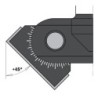 REGULIUOJAMAS KAMPŲ FREZAVIMO CNC PJAUSTYKLIS Z2 S-20X50 D-85-102X39.5 RH