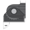 REGULIUOJAMAS KAMPŲ FREZAVIMO CNC PJAUSTYKLIS Z2 S-20X50 D-85-102X39.5 RH
