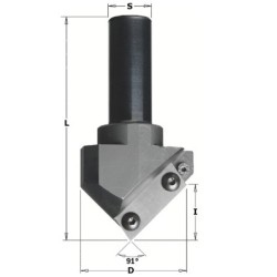 V-GROOVE CUTTER W-KNIFE 60 S-20X50 D-42X35X115 RH