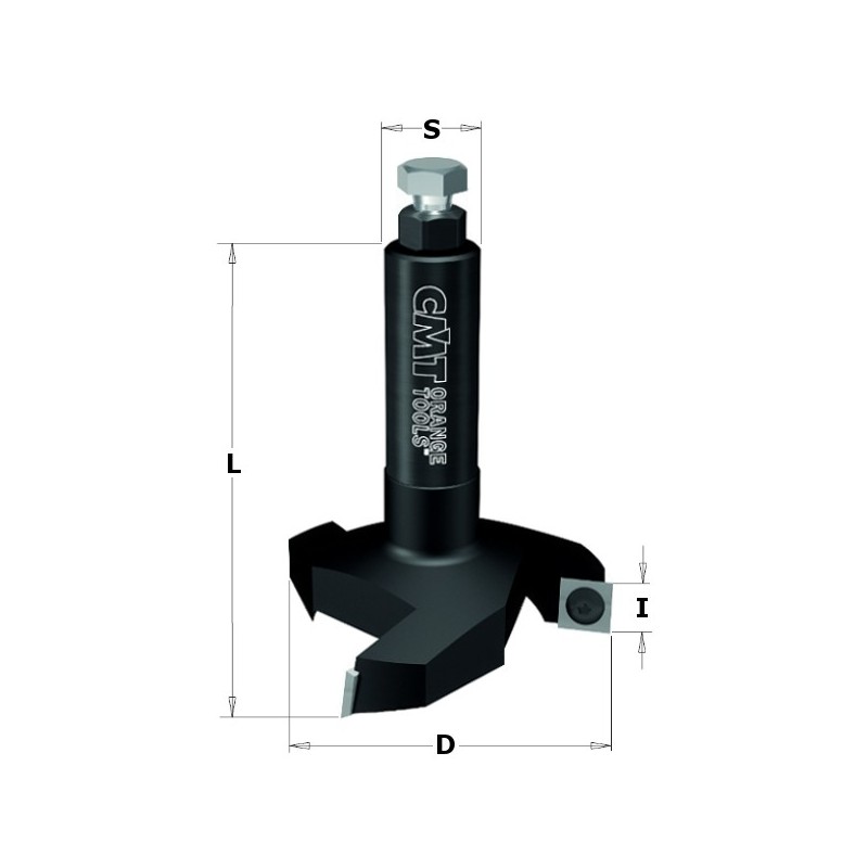SPOILBOARD PAVIRŠIAUS FREZOS ĮRENGINYS HW Z3 35x10.5 D-60X12X60 RE