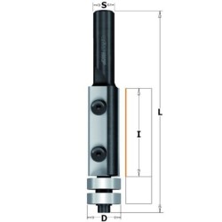 Tiesus grąžtas su W-peiliais HM S-12 D-19X50 Z2 RH