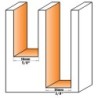Tiesus bitas W-kirptuvas RH Z2 S-12.7 D-16X29.5