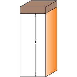 STRAIGHT ROUTER BIT W-KNIVESS-12 D-19X48.3 RH