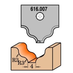 PROFILED KNIFE FOR MDF RH ROUTER BIT 616.200